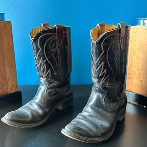 Leather Cowboy Boots